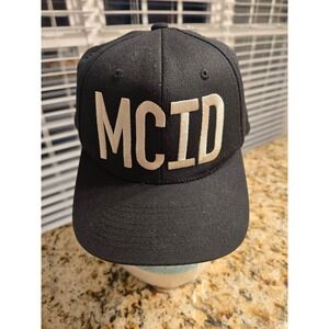 Highly Suspect MCID Band Hat Black Snapback Yupoong The Classics Flat Brim Cap